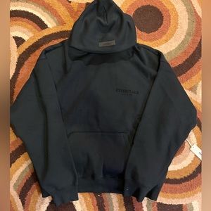 Black Essentials Hoodie